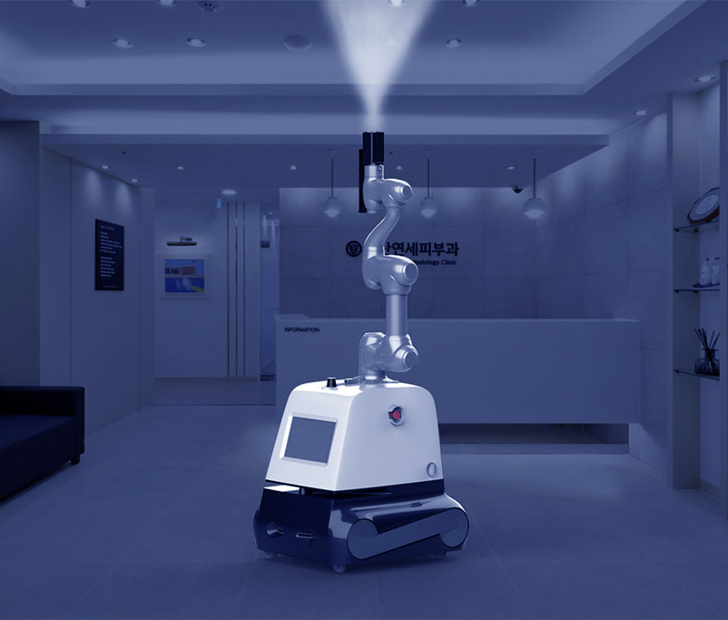 Comprehensive Sanitization with the UV Disinfection Robot