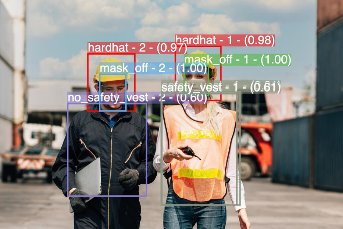 A model for hardhat detection in construction use cases.