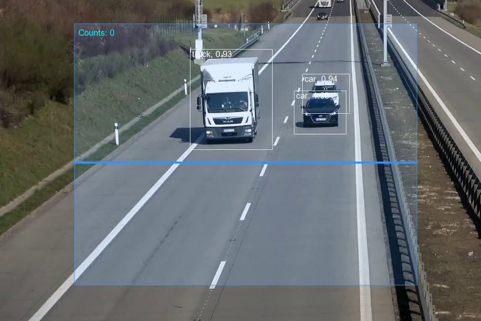 Computer Vision Application for Vehicle Counting   