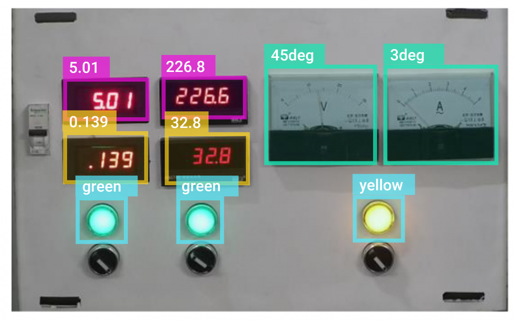 Computer vision application to recognize signal lights and mechanical controls