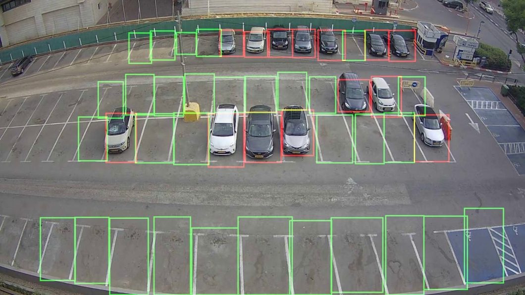 Parking lot occupancy detection for computer vision in logistics