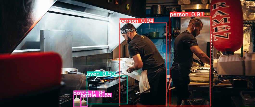 TensorFlow Lite application for the restaurant industry