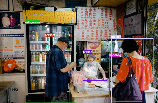 YOLOv9 object detection for detecting customers in check-out queues